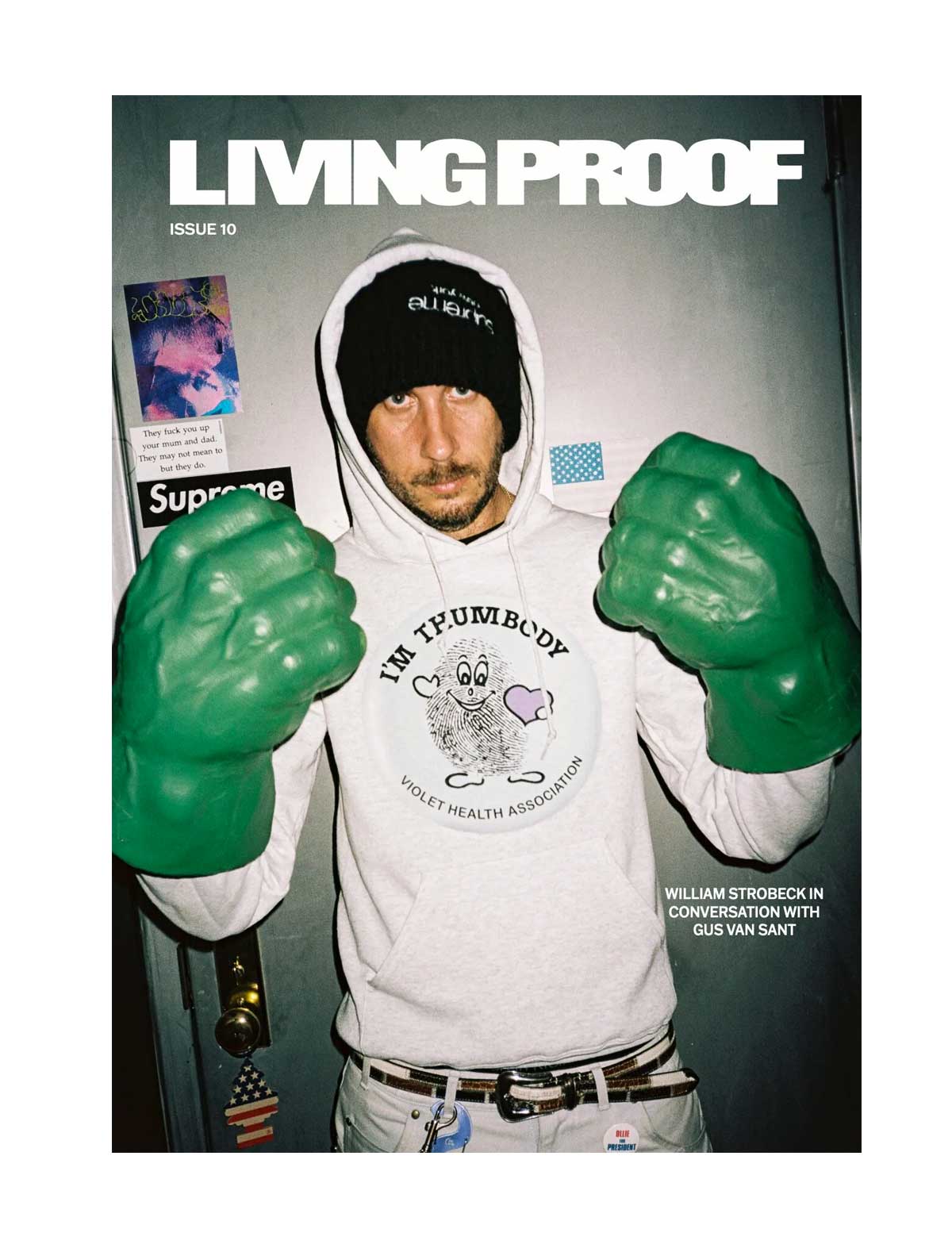 Living Proof Magazine Issue 10 - William Strobeck Front Cover