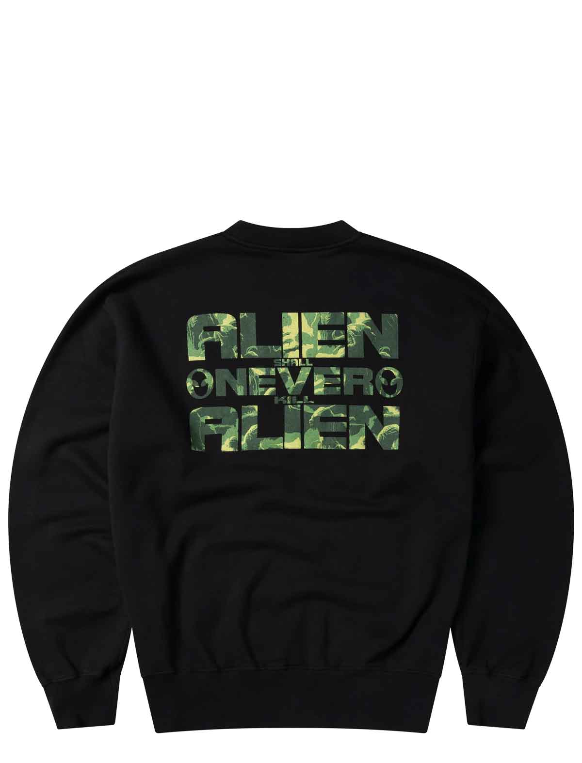 No Problemo Alien Shall Not Sweater Black Back