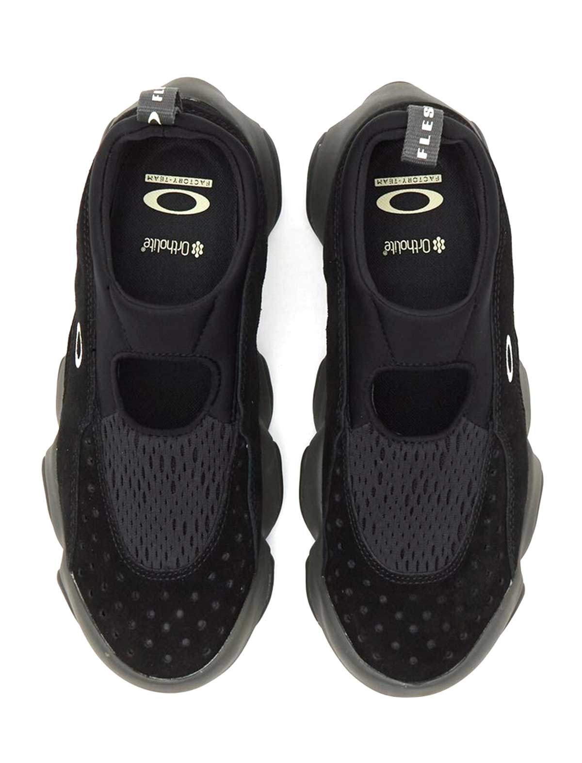 Oakley Factory Team Suede Flesh Sandal Black top