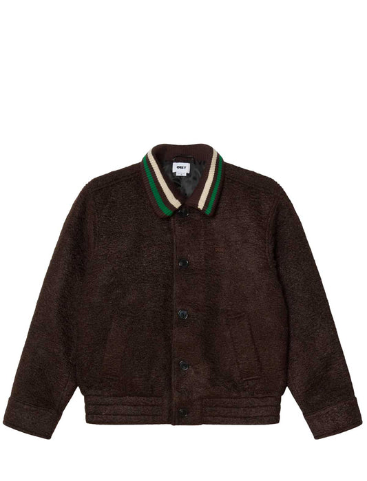 Obey Arden Blouson Jacket Java Brown