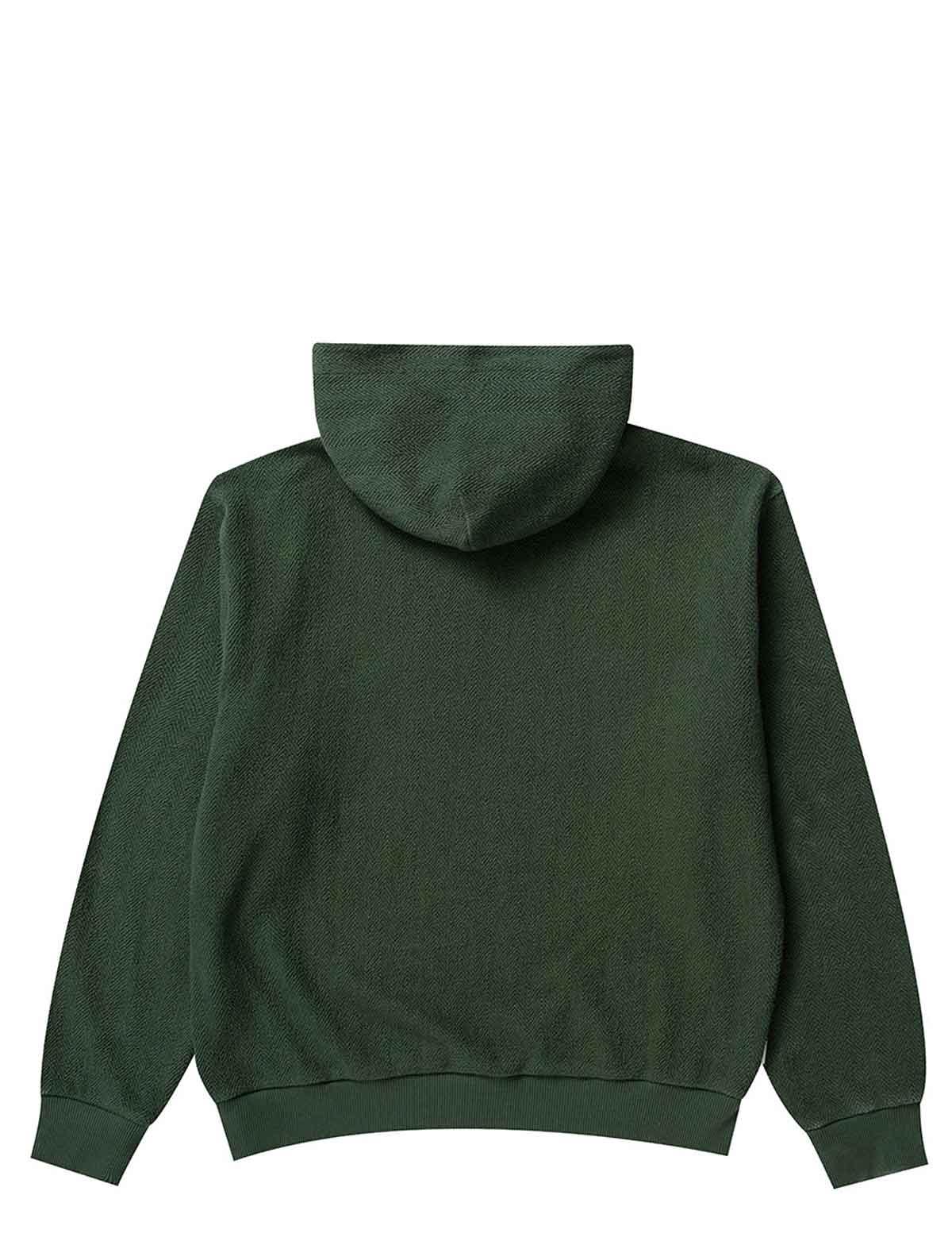 Parlez Millington Hoodie Kelp Green Back