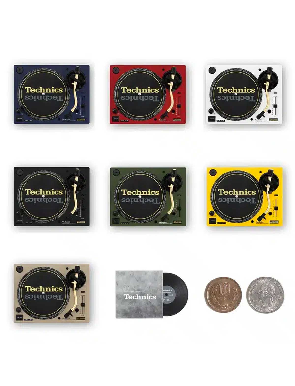 Technics Miniature Collection SL-1200M7L 50th Anniversary Blind Box Assortment