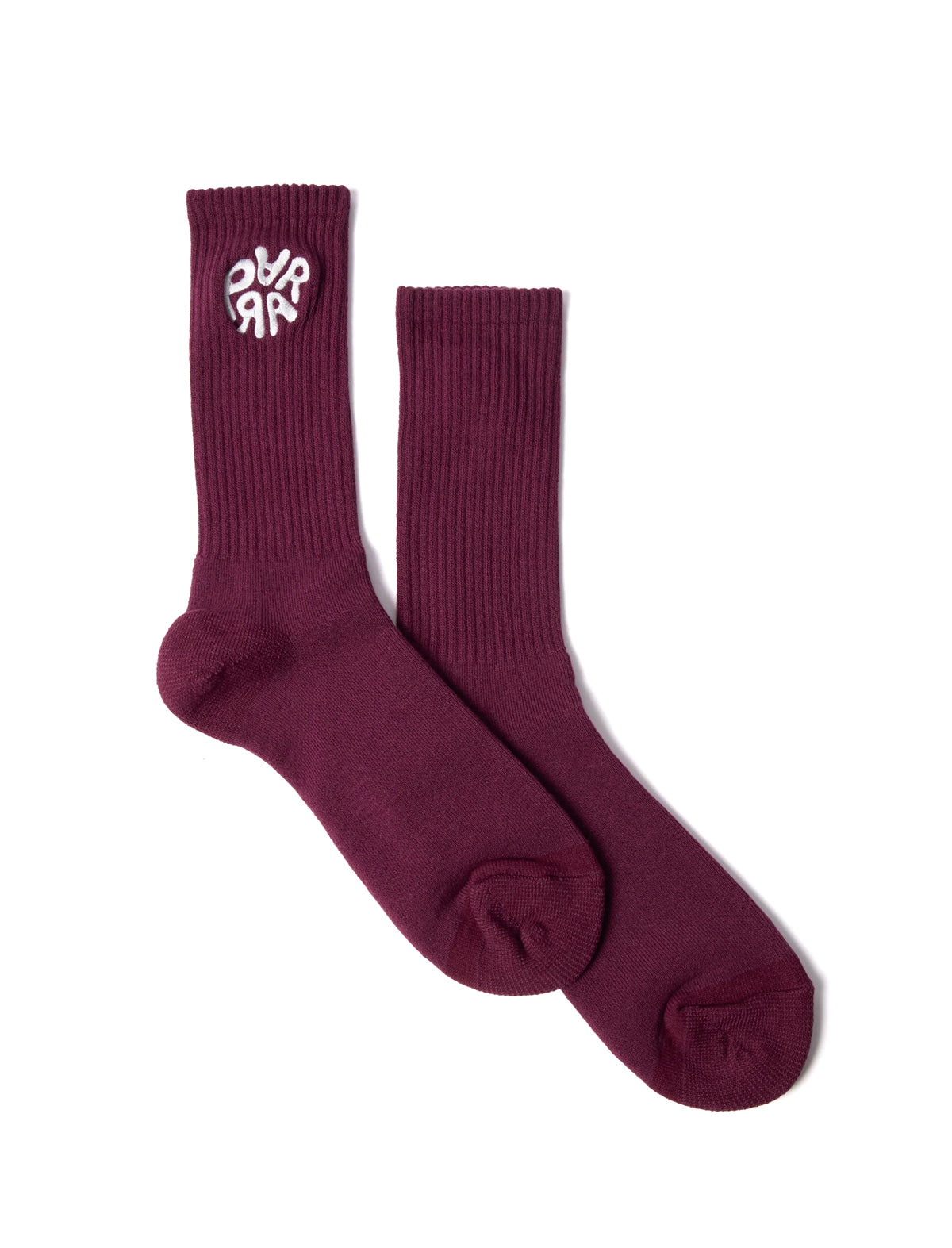By Parra 1976 Logo Crew Socks Purple