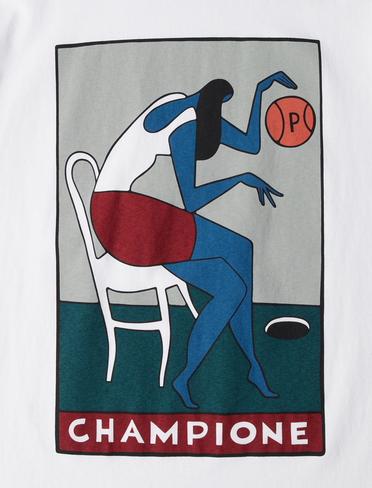 By Parra Champione T-Shirt White