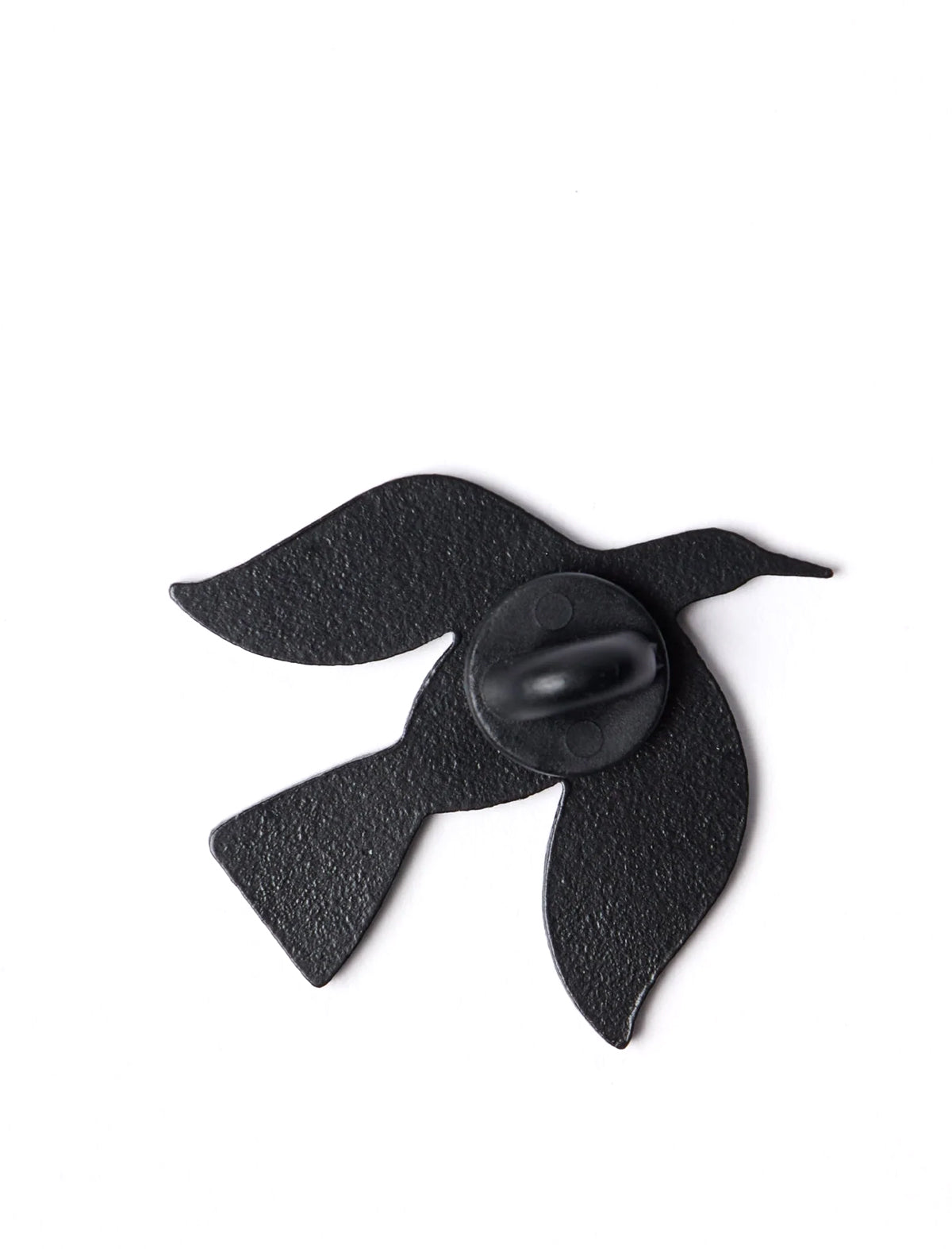By Parra Crow Enamel Pin Badge Black