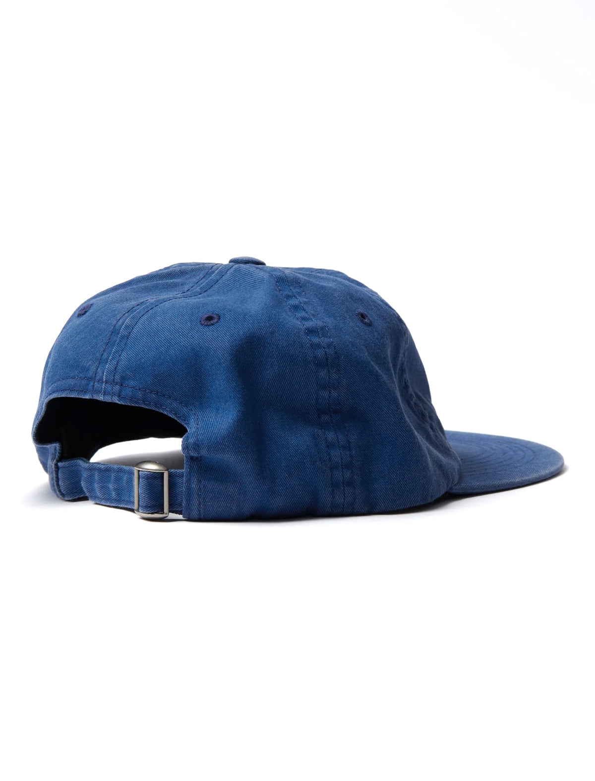 Blue baseball cap on a white background