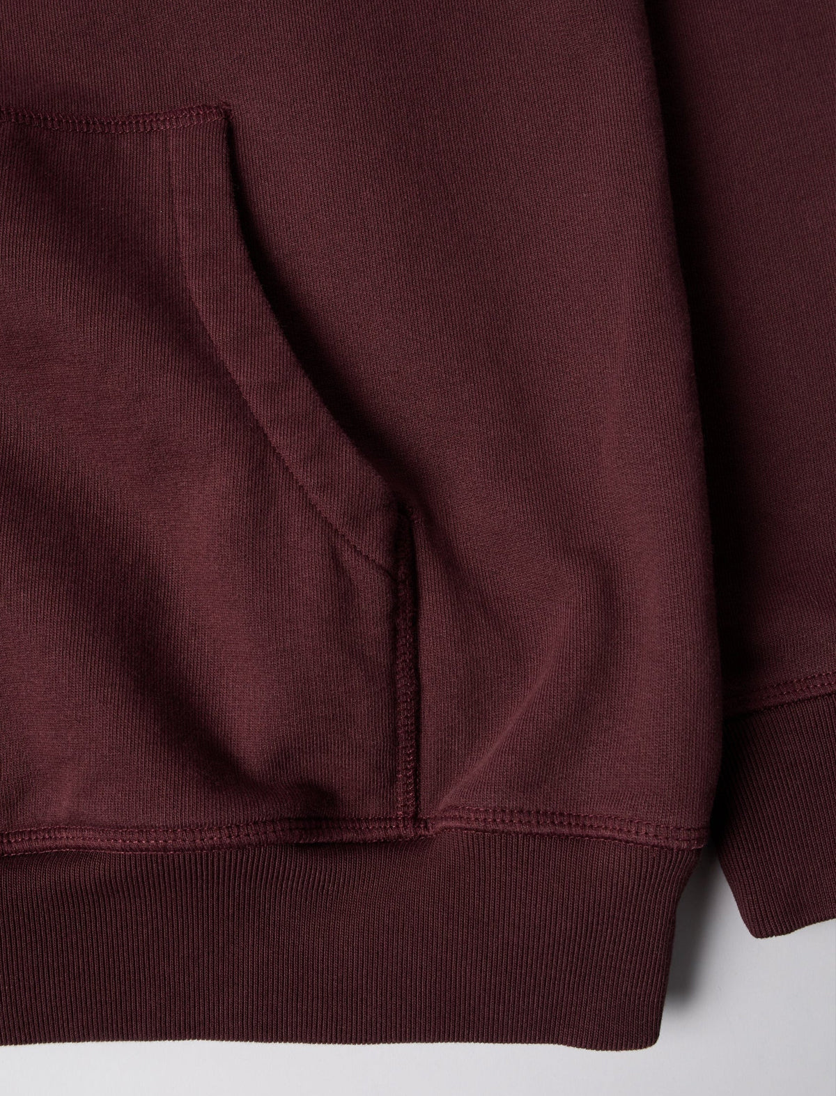 By Parra Crow Logo Hooded Sweatshirt Dark Burgundy