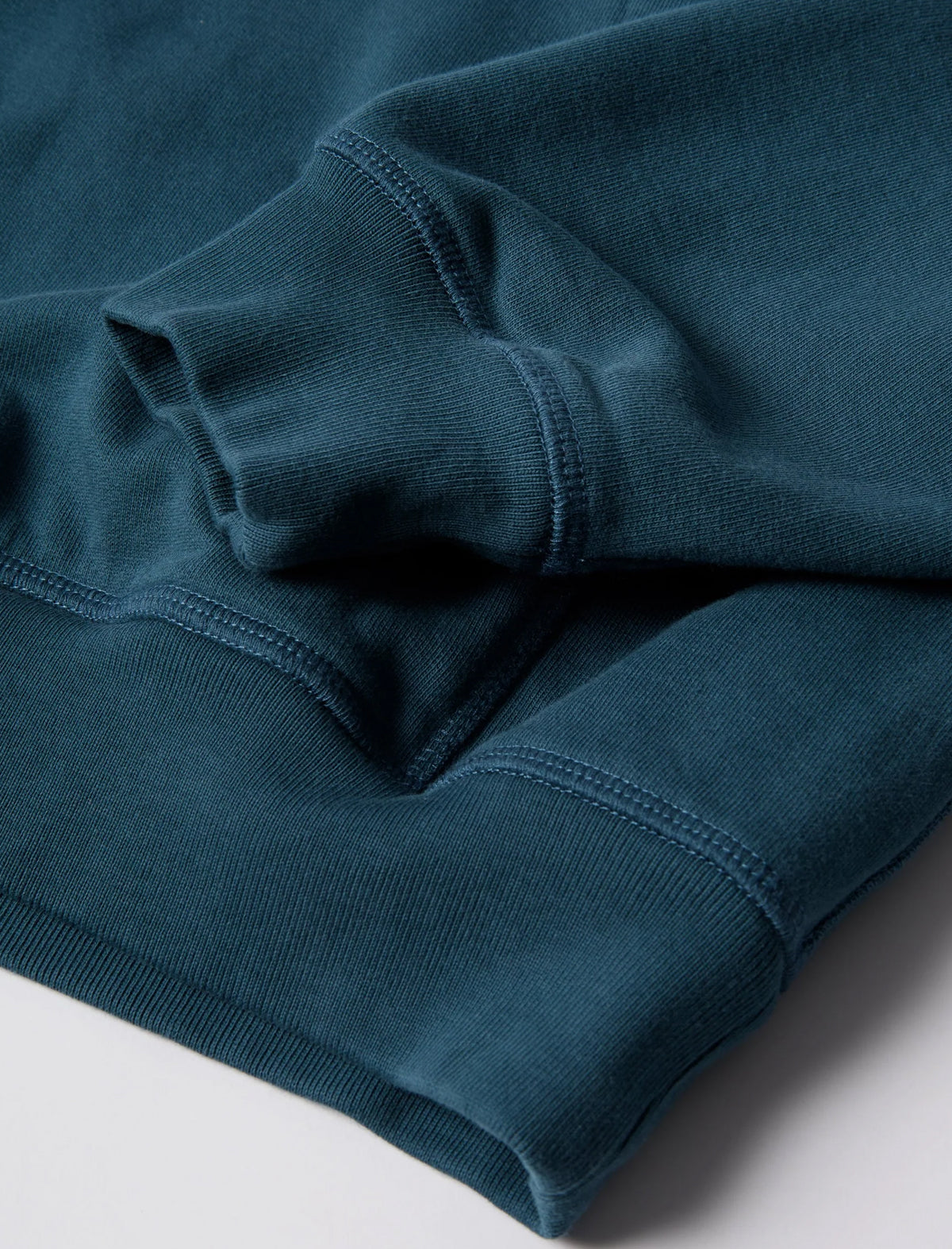 By Parra Crow Logo Hooded Sweatshirt Teal