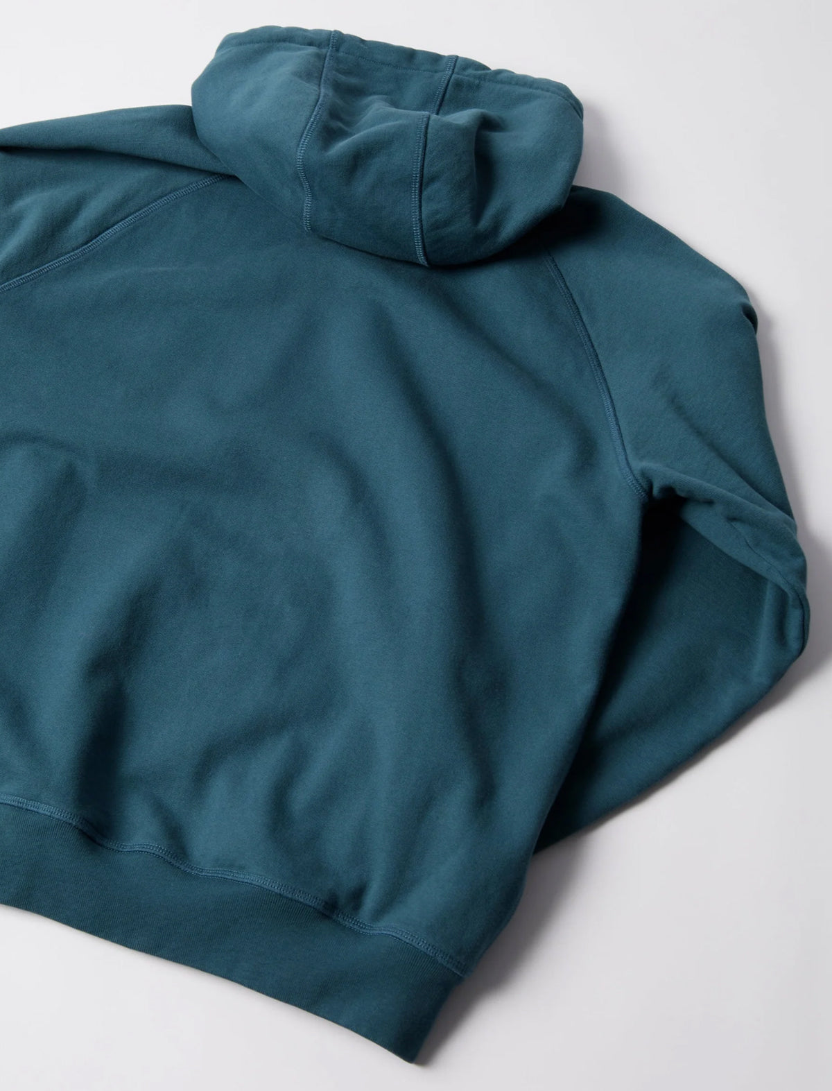 By Parra Crow Logo Hooded Sweatshirt Teal