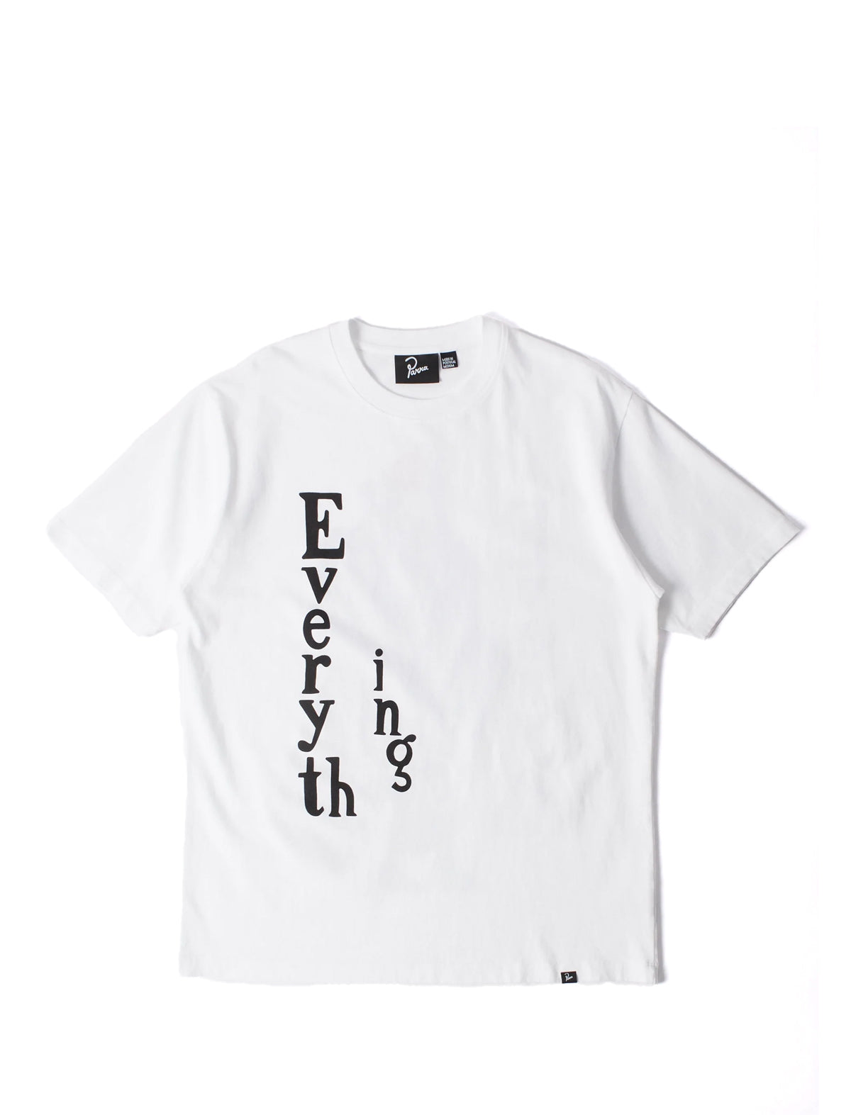 By Parra Everything White T-Shirt on a White background