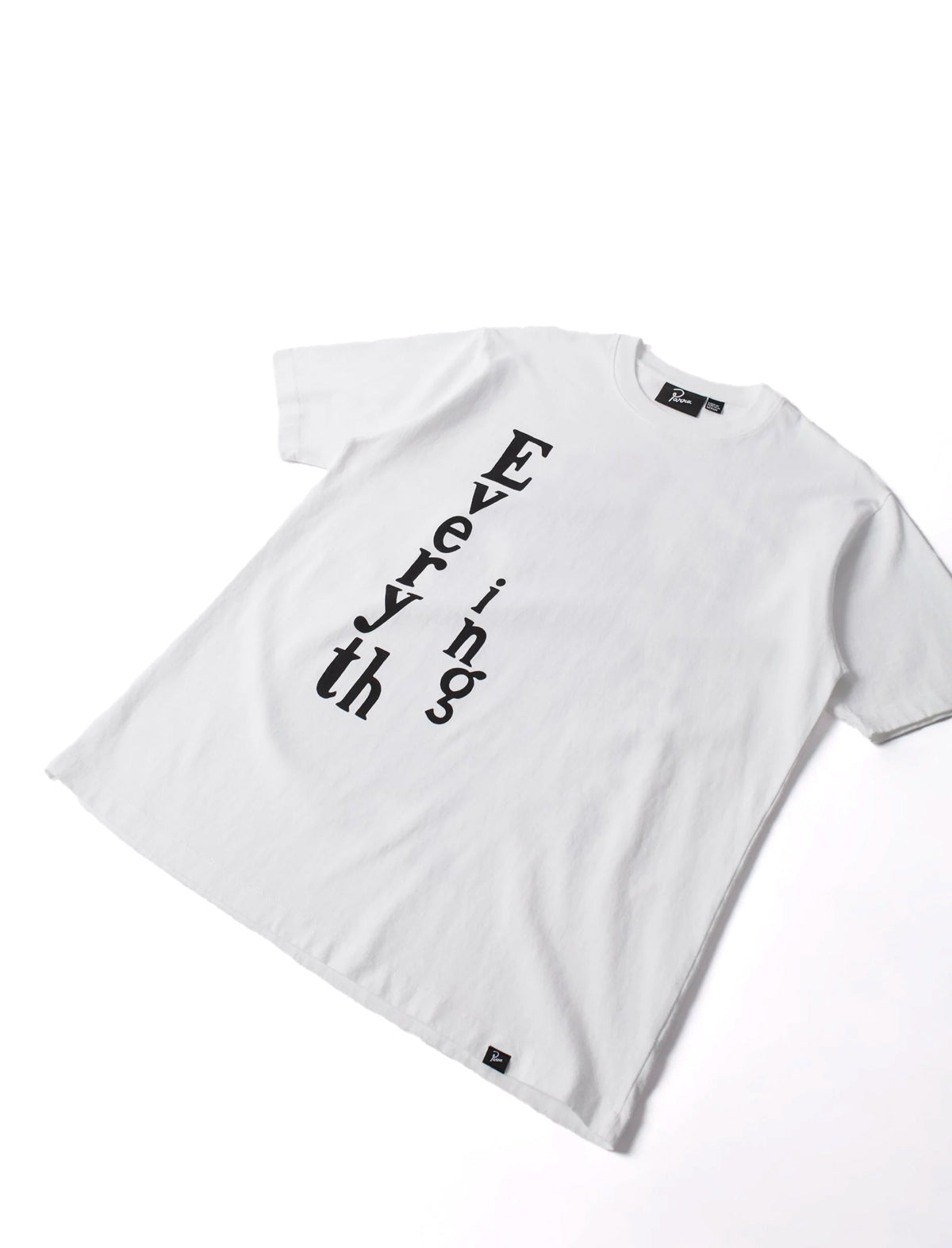 By Parra Everything White T-Shirt on a white background