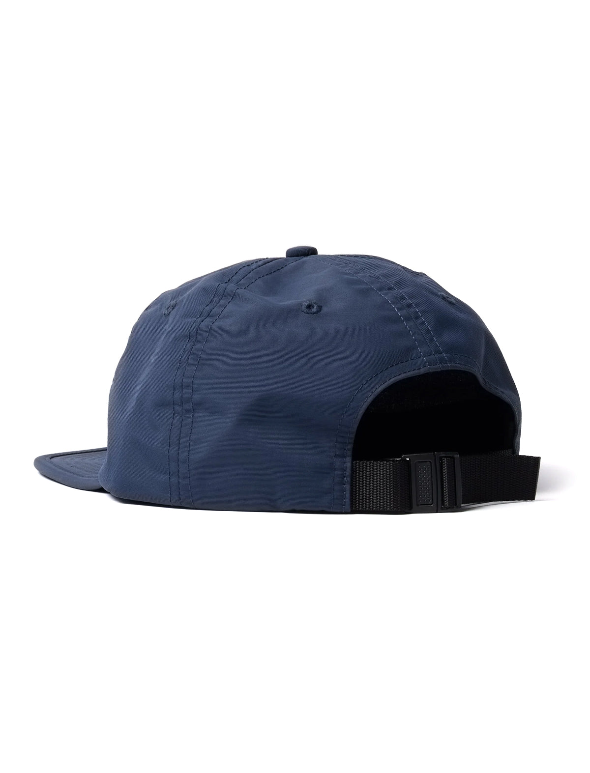 back of navy cap on a white background