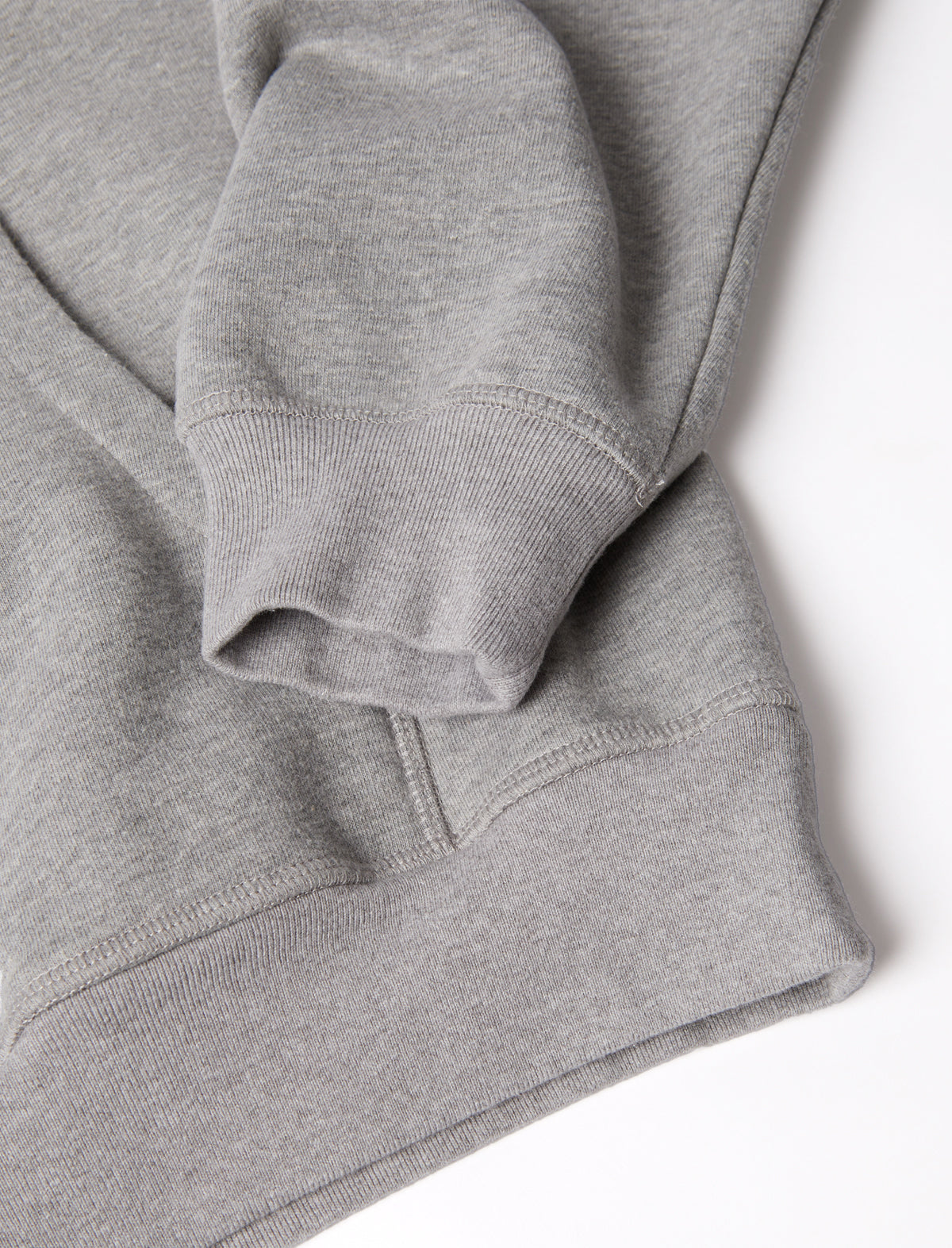 Gray hoodie on a white background