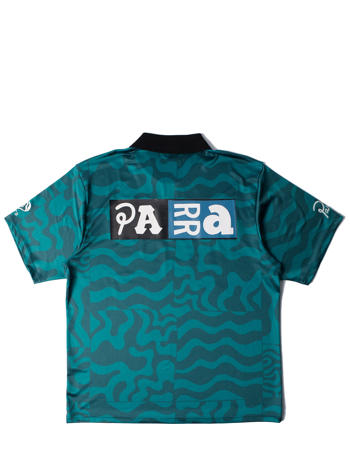 By Parra Sports Flage Polo Shirt Deep Sea Green