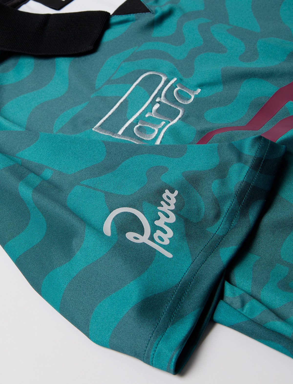 By Parra Sports Flage Polo Shirt Deep Sea Green