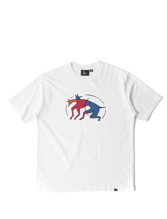 By Parra The Zoomies T-Shirt White