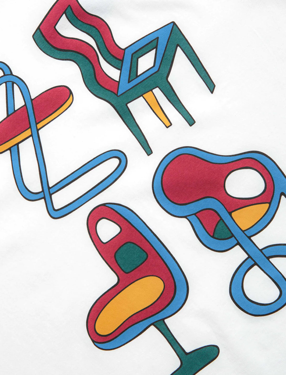 By Parra Unreasonable Chairs T-Shirt White