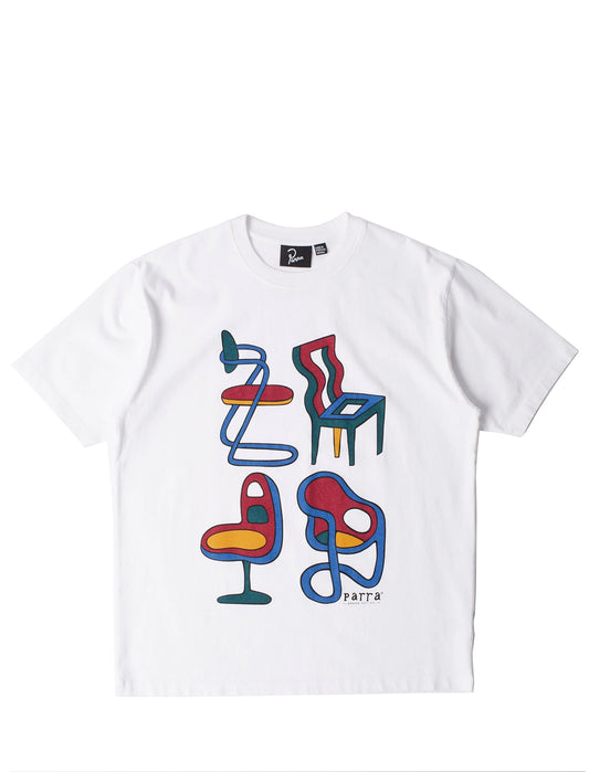 By Parra Unreasonable Chairs T-Shirt White