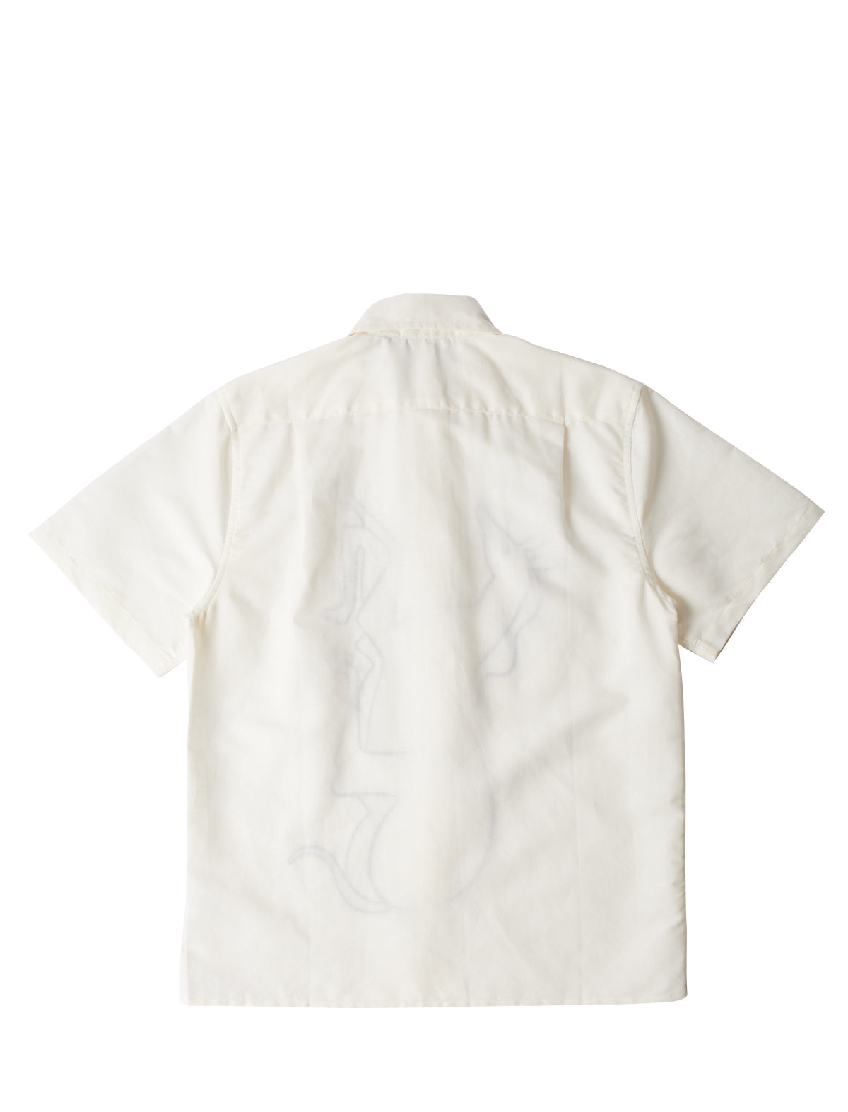 By Parra Vertical Horse Short Sleeve Shirt Off White