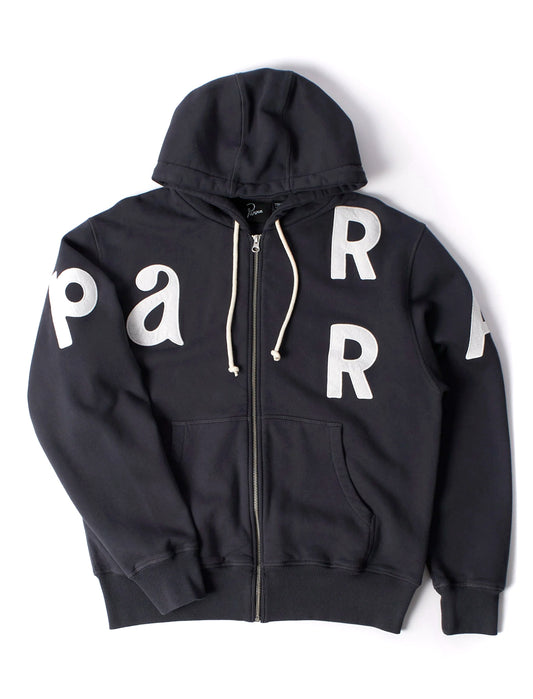By Parra Word Salad Zip Hoodie Dark Navy