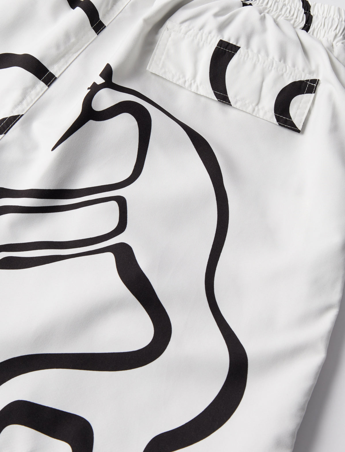 By Parra Yoga Walks Swim Shorts White
