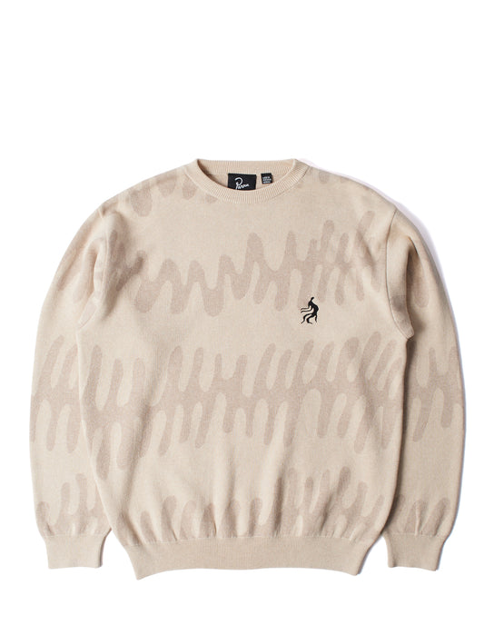 By Parra Static Stalker Knitted Pullover Sand
