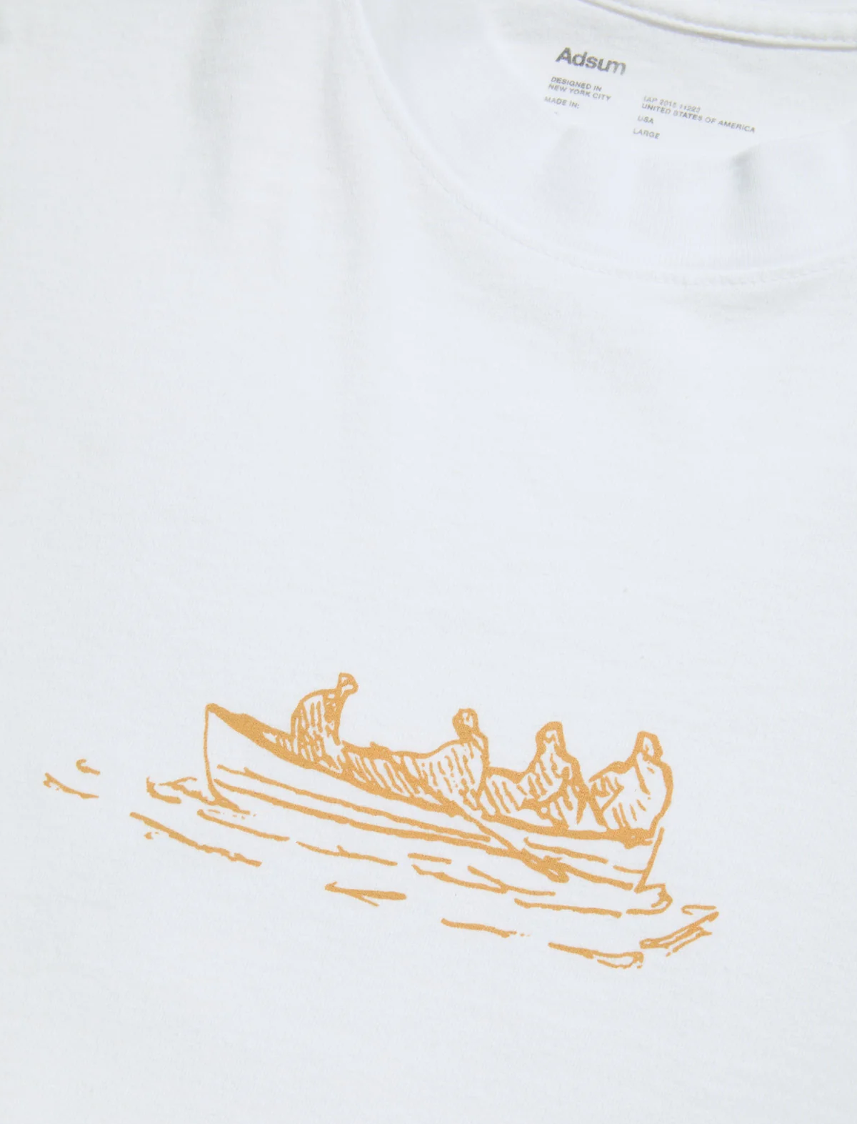 Adsum Canoe T-Shirt White