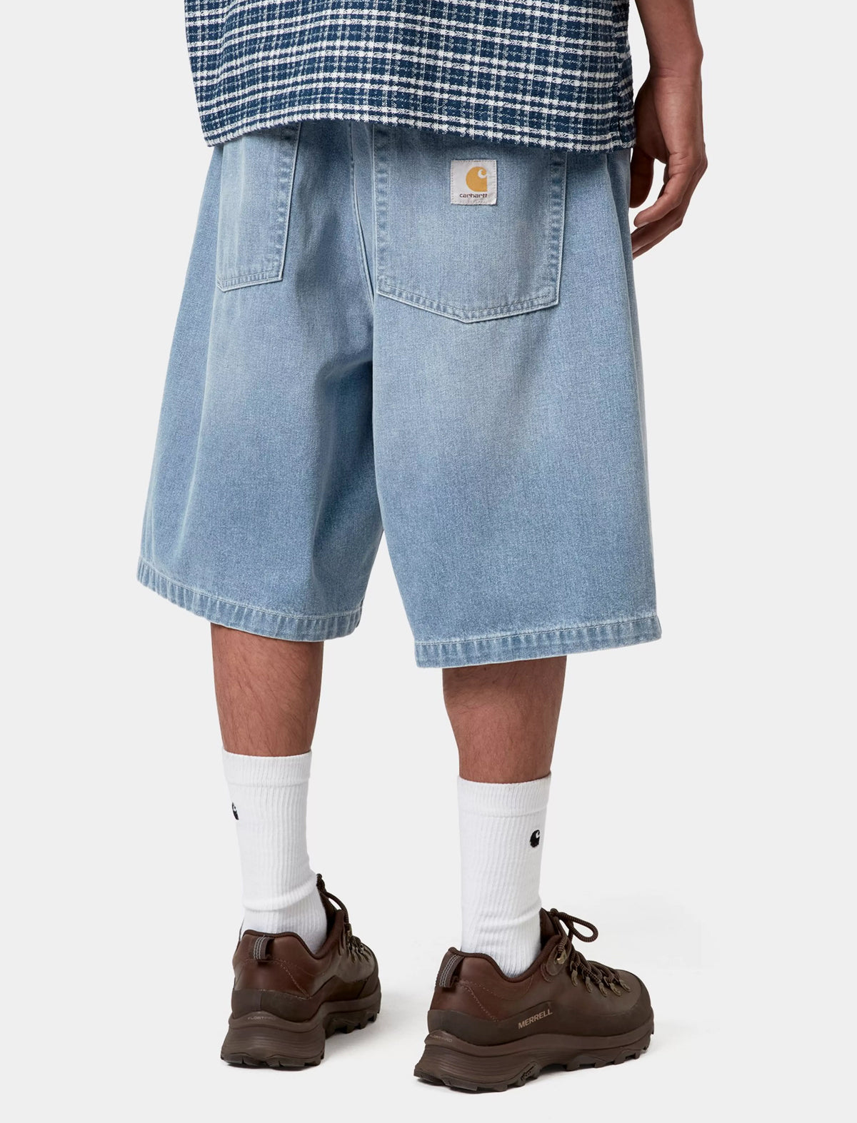 Carhartt WIP Brandon Shorts Blue Light True Washed
