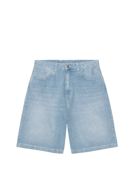 Carhartt WIP Brandon Shorts Blue Light True Washed