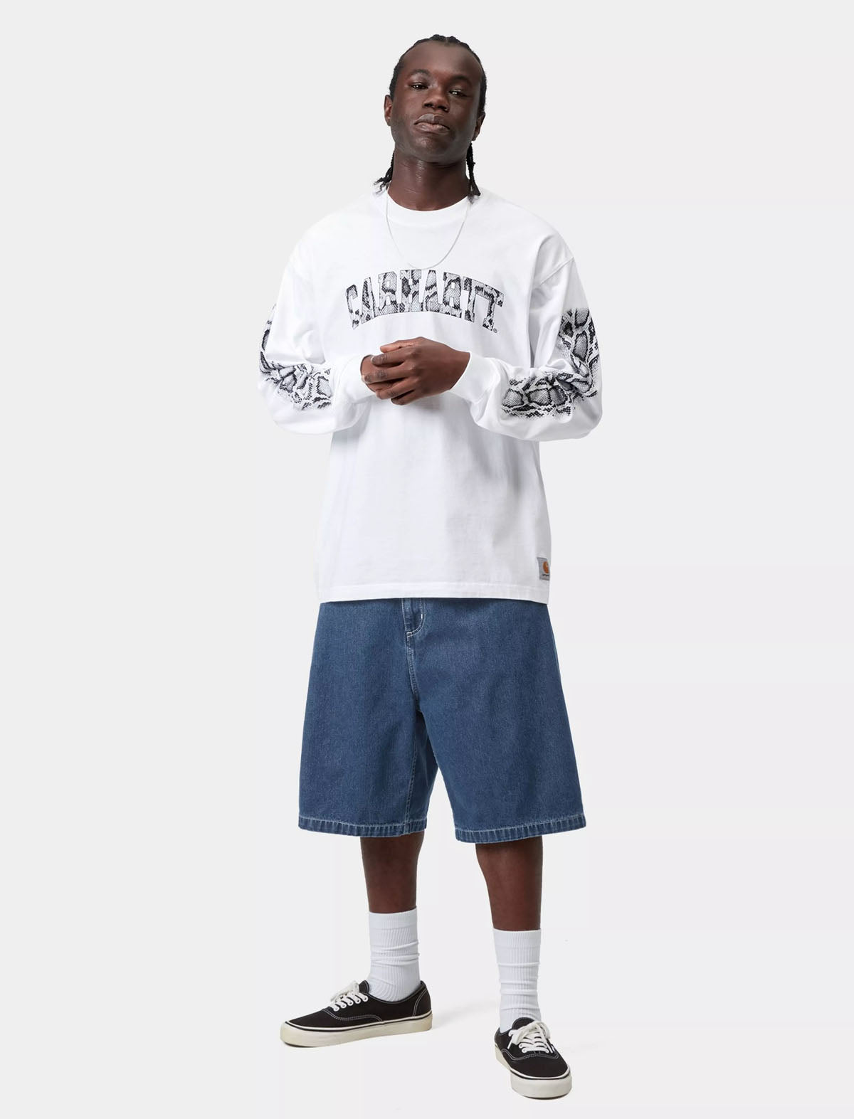Carhartt WIP Brandon Shorts Blue Stone Washed