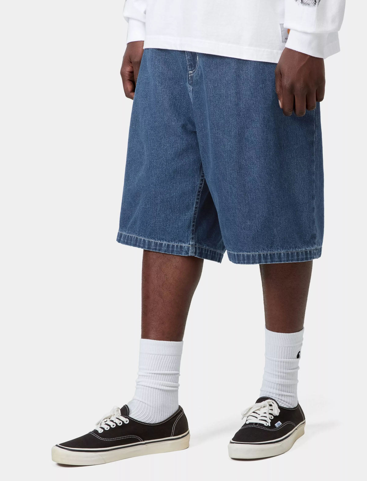 Carhartt WIP Brandon Shorts Blue Stone Washed