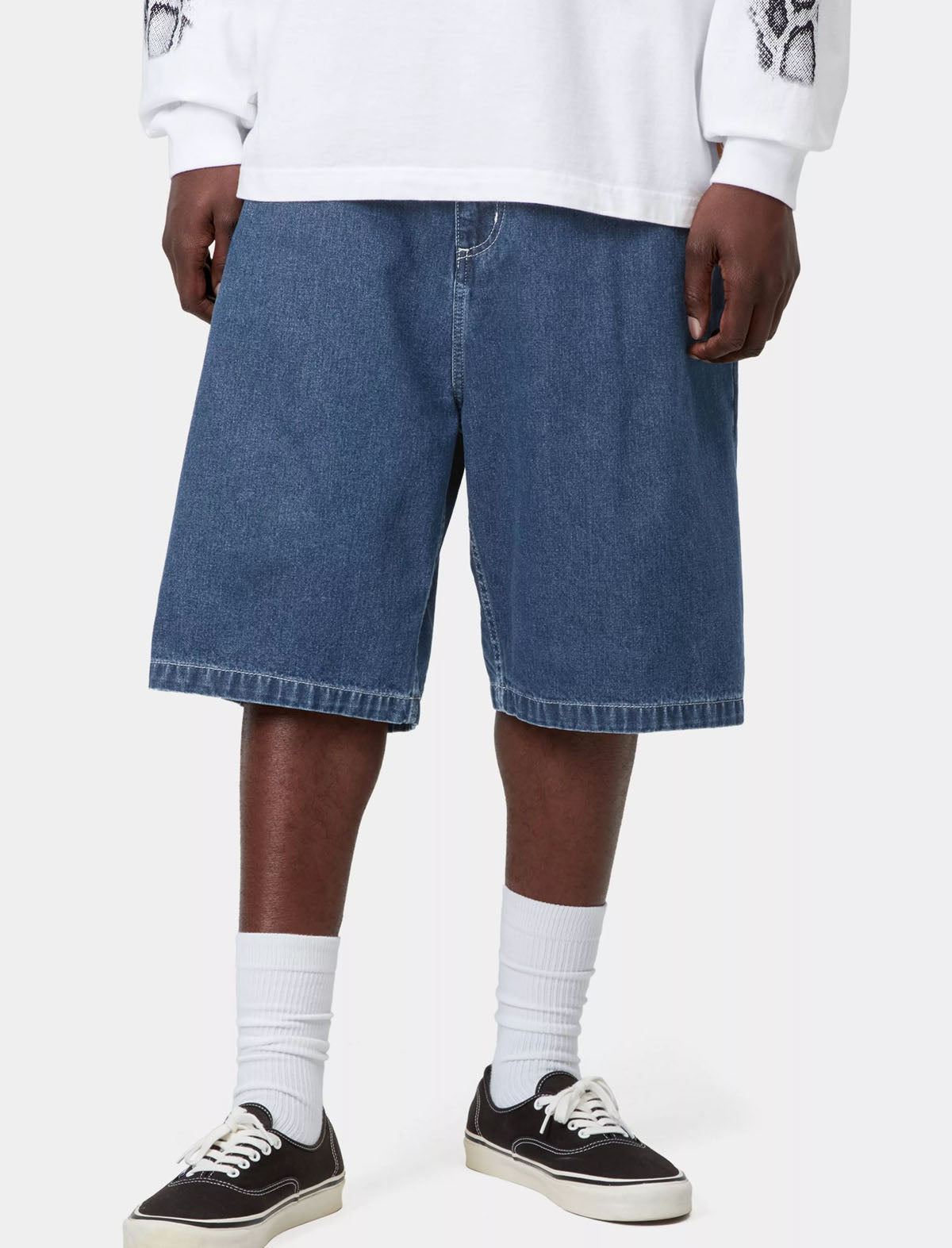 Carhartt WIP Brandon Shorts Blue Stone Washed