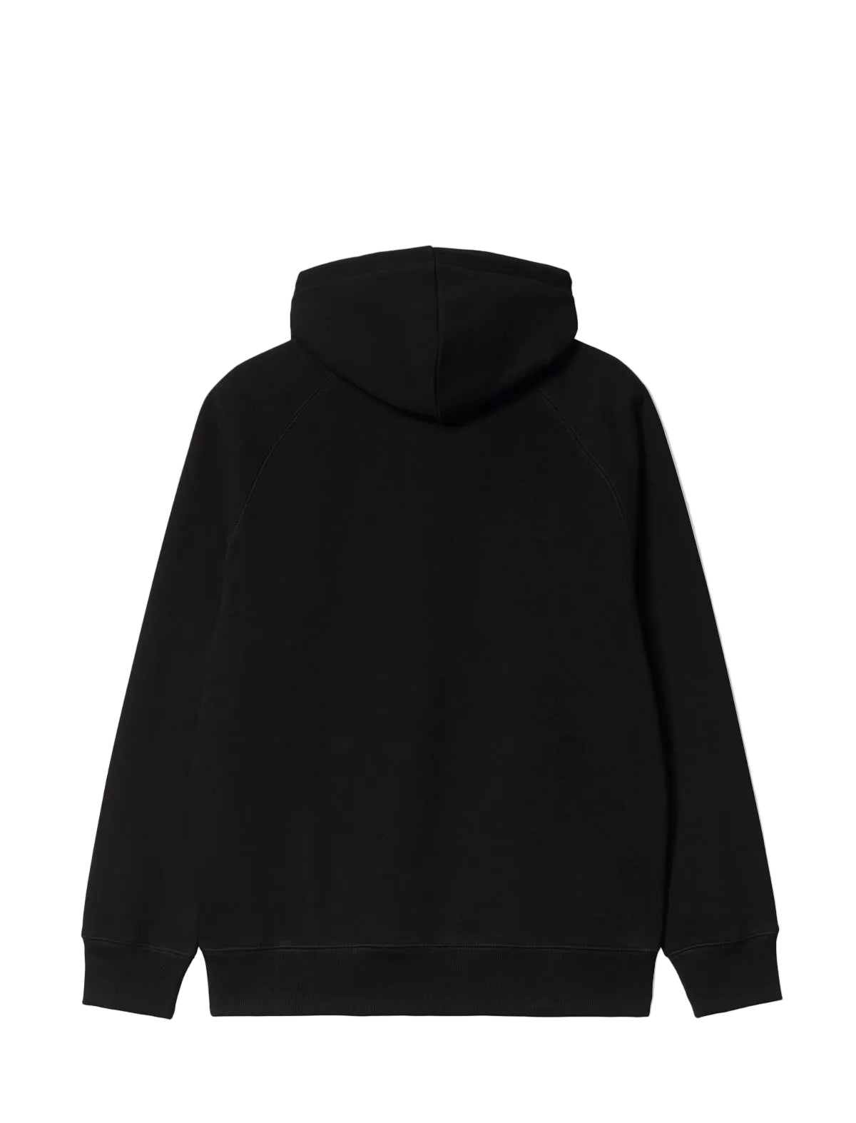 Black Carhartt Chase hoodie on a white background