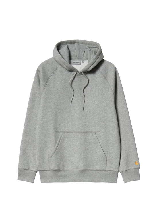 Carhartt Chase Gray hoodie on a white background