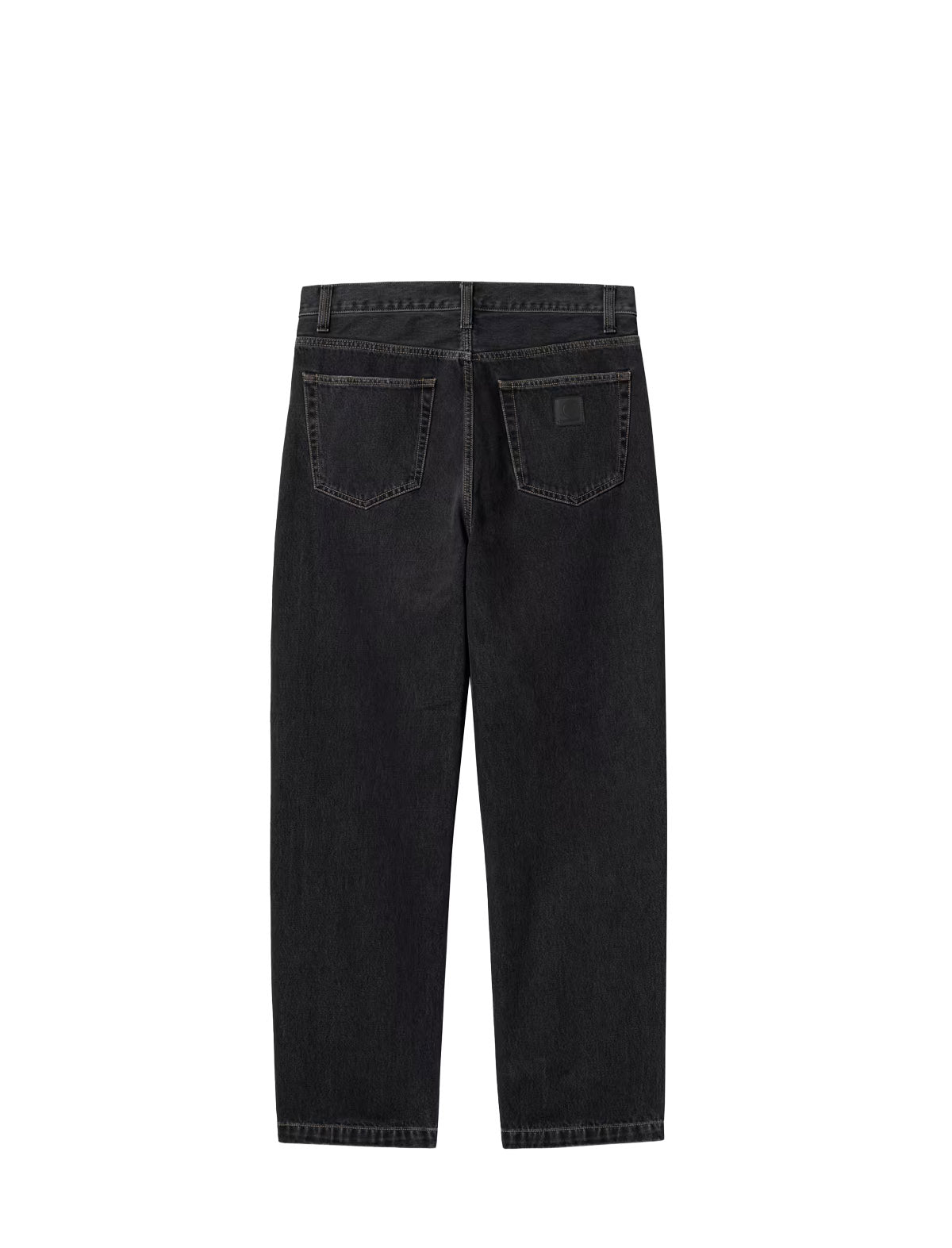 Carhartt WIP Aaron Pant 'Camano' Denim 12oz Black Stone Washed