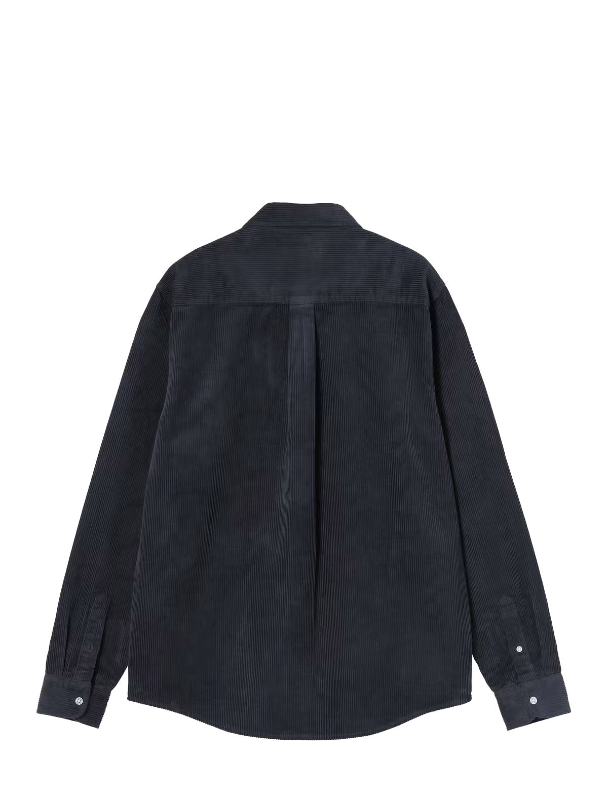 Carhartt WIP L/S Madison Cord Shirt in Dark Navy, back view