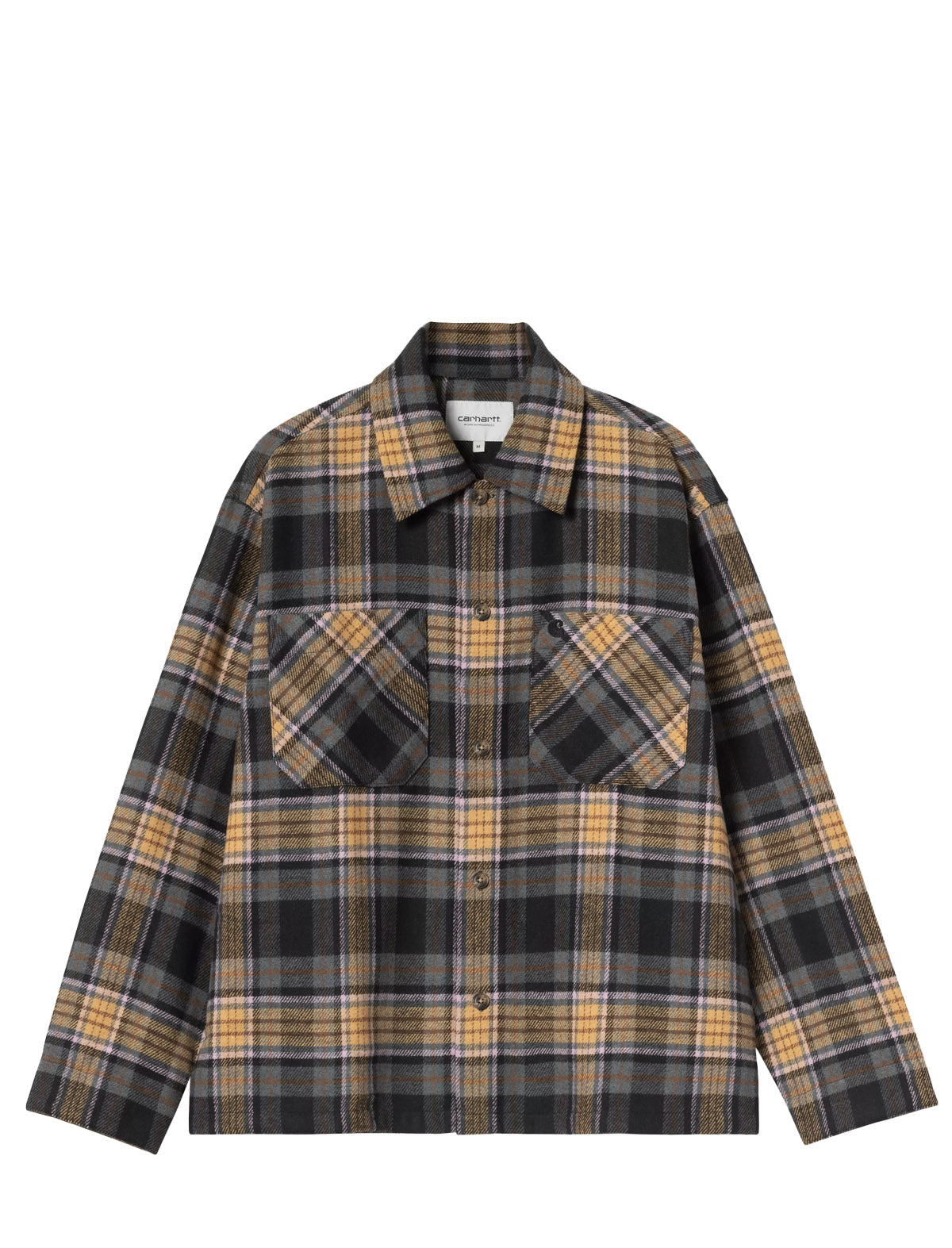 Carhartt WIP L/S Parson Shirt in Dusty H, front view