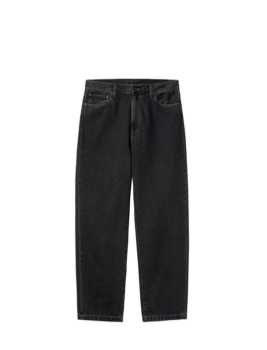 Carhartt WIP Aaron Pant 'Camano' Denim 12oz Black Stone Washed