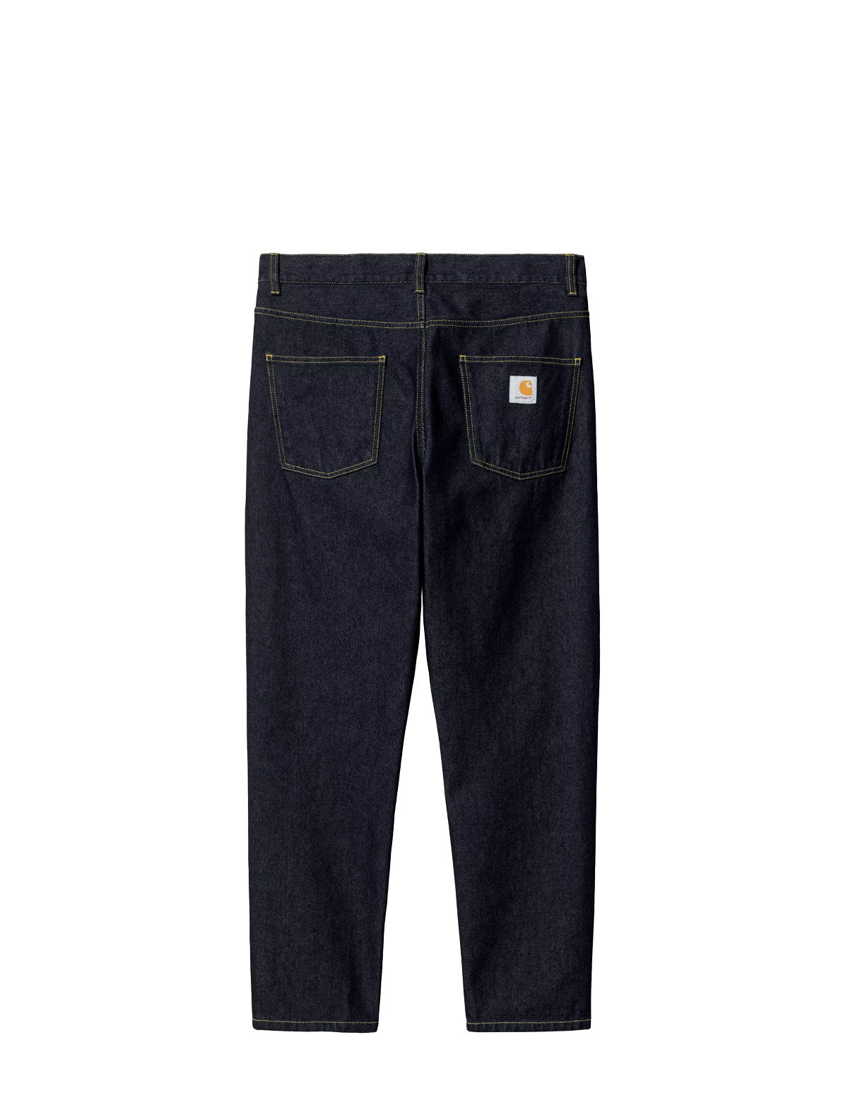 Carhartt WIP Newel Pant in Blue One Wash, back view