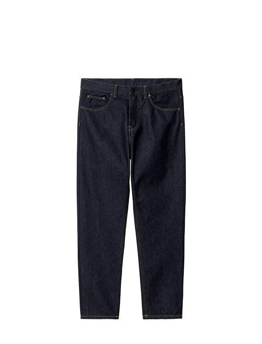 Carhartt WIP Newel Pant in Blue One Wash, front view