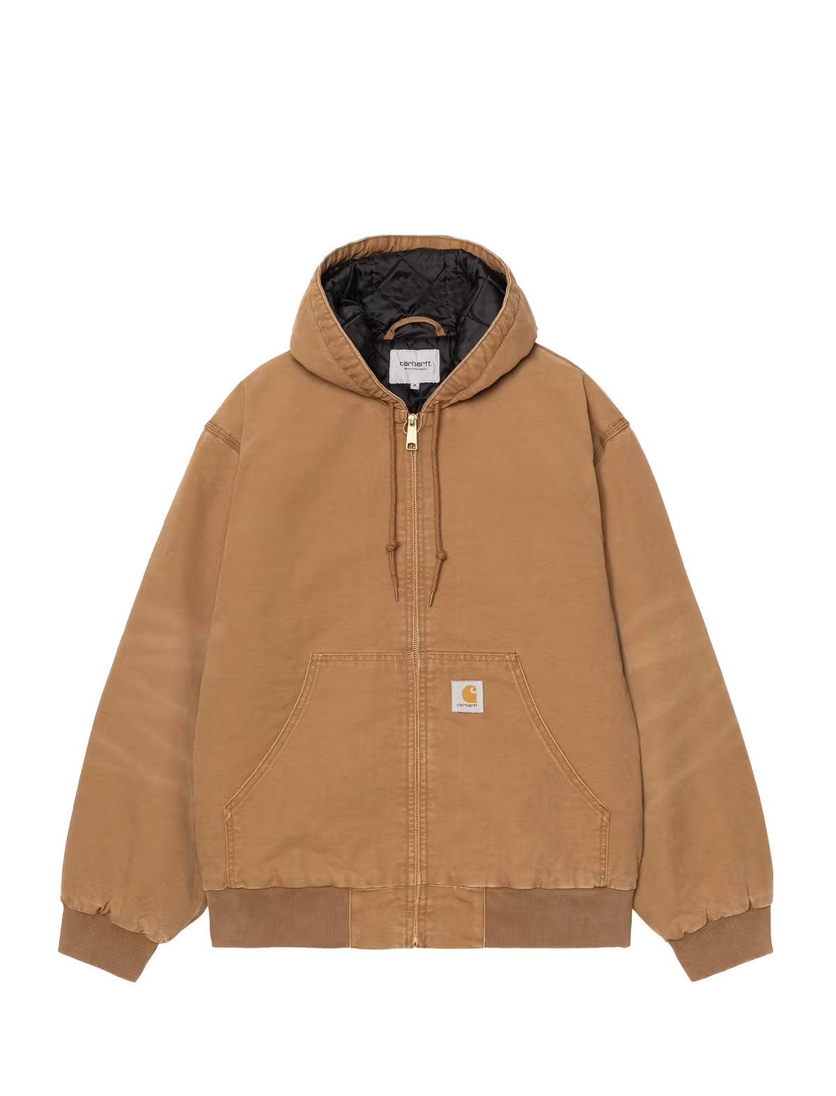 Carhartt WIP OG Active Jacket 'Dearborn' Canvas, Hamilton Brown Stone Washed, front view