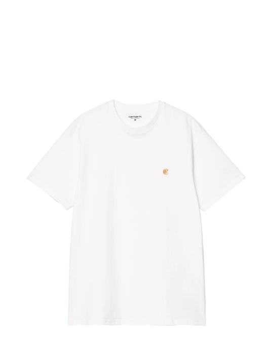 Carhartt WIP S/S Chase T-Shirt White/Gold