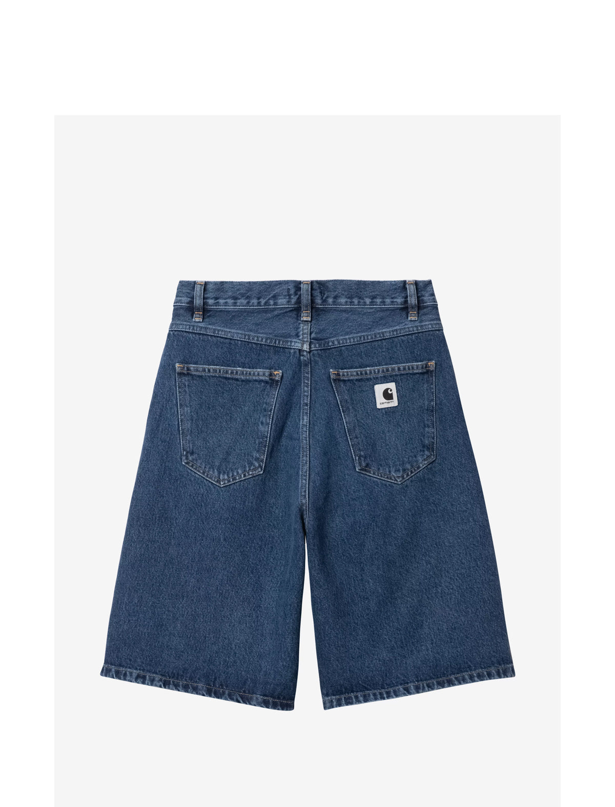 Carhartt WIP Women's Brandon Short Smith Denim Blue Stone Washed