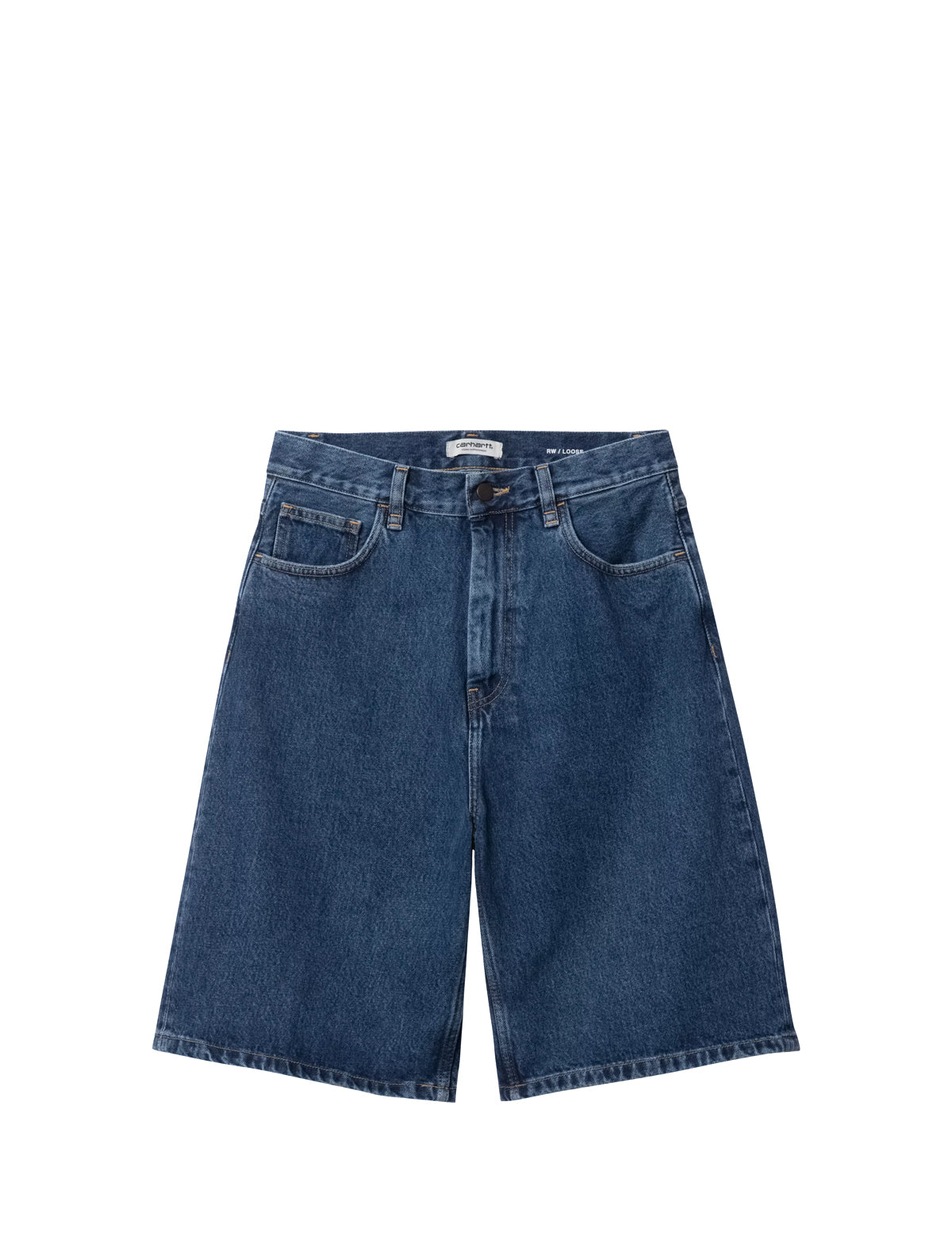 Carhartt WIP Women's Brandon Short Smith Denim Blue Stone Washed