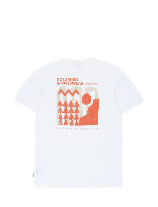 Columbia Explorers Canyon Explore Outdoors T-Shirt White