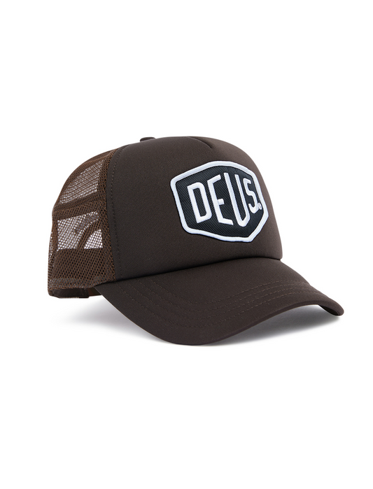 Deus Ex Machina Classics Baylands Trucker Cap Chocolate Brown