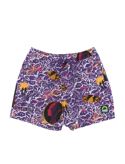 Deus Ex Machina Future History Boardshort (Mesh) Violet