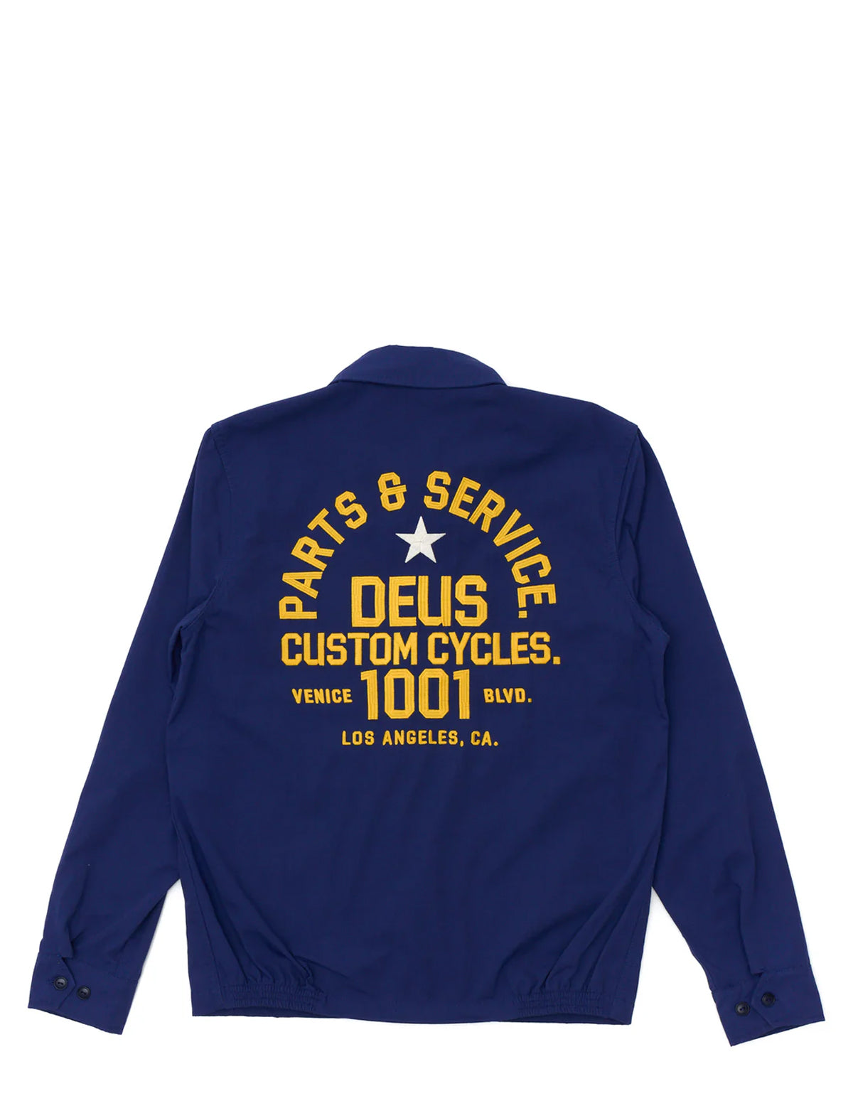 Deus Ex Machina Teller Drizzler Jacket Mechanic Blue