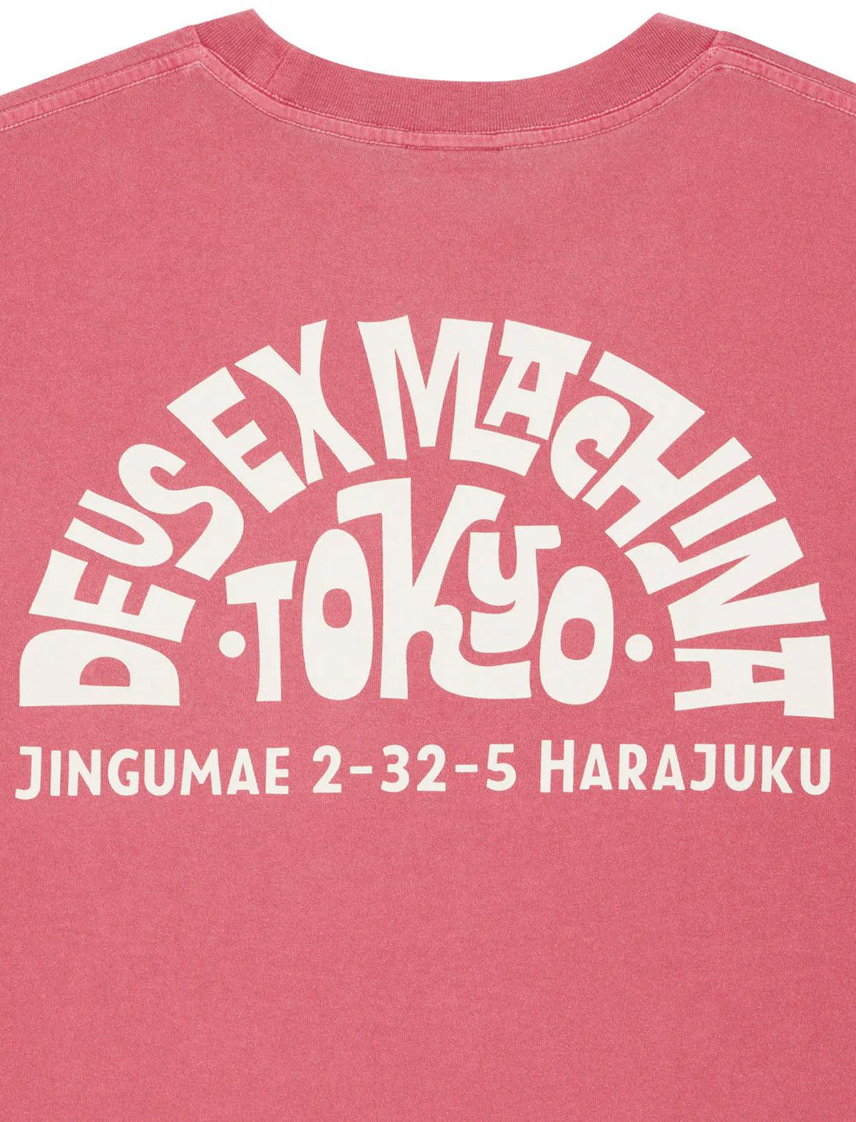 Deus Ex Machina Tokyo Address T-Shirt Melon Red