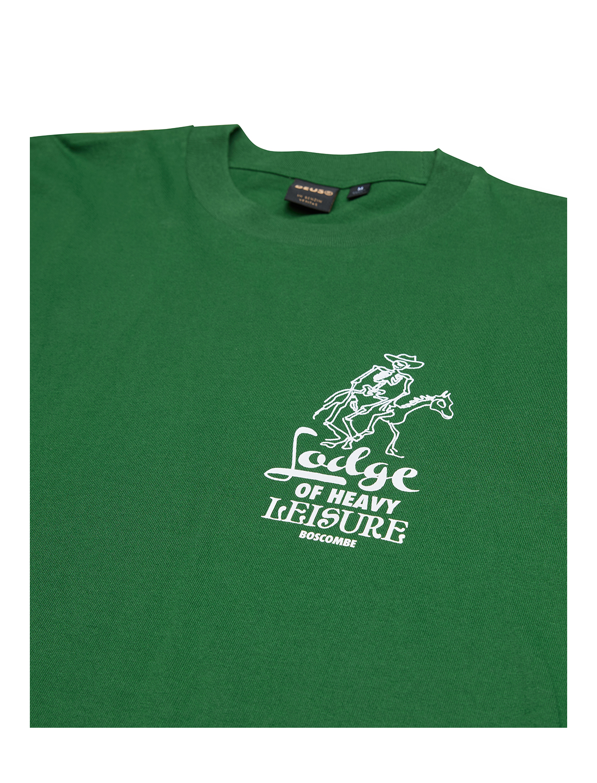 Deus Ex Machina 'The Riders Friend' Boscombe Address Tee Hillside Green